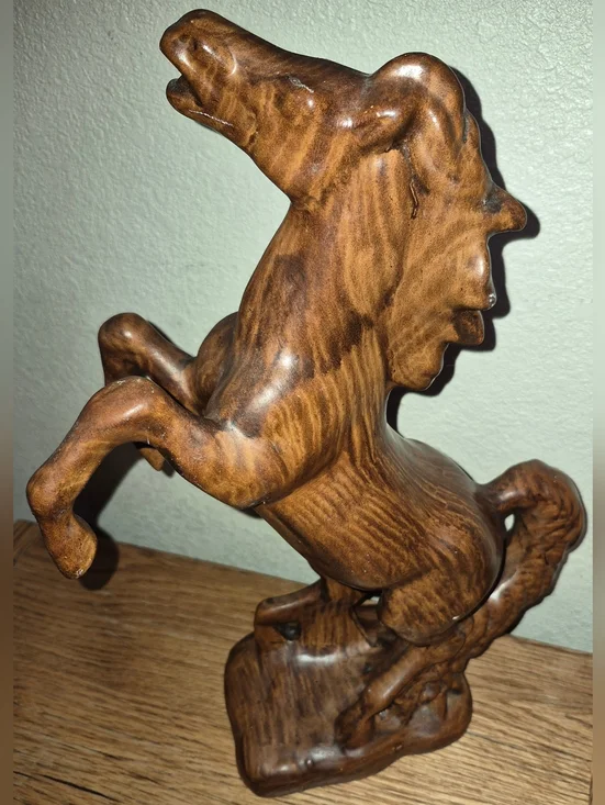 Vintage Ceramic Stallion Horse Statue - Picture 2 of 5